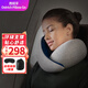 OSTRICHPILLOW GO西班牙鴕鳥(niǎo)枕旅行記憶棉U型飛機睡眠靠枕午睡枕頭禮品禮物 藍灰色