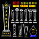 忐忑水晶獎(jiǎng)杯獎(jiǎng)牌授權(quán)牌定制大拇指樹脂金屬五角星 企業(yè)優(yōu)秀員工 合作商兒童小學(xué)生運(yùn)動(dòng)會(huì)比賽頒獎(jiǎng)年會(huì)禮品 經(jīng)典款 A款六面柱7*7*25厘米