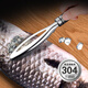 三四鋼魚(yú)鱗刨刮鱗器家用304不銹鋼打鱗器刮魚(yú)鱗器去魚(yú)鱗器魚(yú)鱗刷小工具 刮鱗器1個(gè)