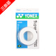 YONEX尤尼克斯 手膠 吸汗帶 柄皮 AC 102C 三條裝 yy減震緩沖膜纏繞帶 AC102C白色
