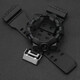 尚智戴適用卡西歐G-SHOCK冰韌手表表帶GA-710 700 735冰刃樹(shù)脂5522冰川橡膠表殼腕帶 黑色灰字 GA700系列
