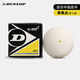 DUNLOP鄧祿普壁球 單藍點(diǎn)雙黃點(diǎn)壁球訓練初學(xué)入門(mén)中級進(jìn)階專(zhuān)業(yè)選手適用  單黃點(diǎn)【單個(gè)】中級選手 700118