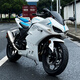 喜力摩托【全新車】蛟龍400摩托車機(jī)車雙缸水冷重型仿賽公路賽整車可上牌 蛟龍400 白色