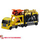 多美（TAKARA TOMY）合金小汽車(chē)模型玩具男孩工地建筑工程車(chē)推土機挖掘機貨柜運輸卡車(chē) 建設大型運載車(chē)905929/小車(chē)另購 多美卡紅白盒