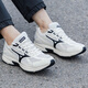 美津濃（MIZUNO）男鞋 25春夏新款SPEED運(yùn)動(dòng)鞋舒適休閑耐磨網(wǎng)面低幫輕質(zhì)跑步鞋  【SPEED】乳白黑 40 正碼正拍
