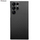 Pinkson 三星手機殼凱夫拉芳綸纖維碳纖維保護套超薄輕磨砂散熱男士新潮款防摔散熱高檔商務(wù)輕奢防滑 【黑色-精孔】1500D芳綸 【三星Galaxy S24 Ultra】
