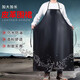 窈嘉防水防油圍裙男女耐酸堿廚師工作服圍裙洗車水產(chǎn)罩衣家務(wù)清潔勞保 PU圍裙（大號(hào)120*80）推薦款