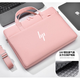 惠普HP星Book Pro14電腦包輕薄辦公筆記本電腦包14/15.6英寸單肩 粉色白標 +同色肩帶 14英寸