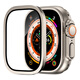 例米適用AppleWatchUltra3鋼化膜蘋(píng)果手表保護殼鋁合金邊框一體高清玻璃原機金屬Ultra2代防摔套防窺膜 一片裝原機色鋁合金邊框一體高清鋼化膜 Apple Watch Ultra1/2代4