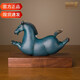 銅師傅 擺件馬工藝品開心小馬生肖馬銅萌馬生日禮物馬上爆富創(chuàng)意禮物 開心小馬