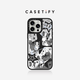 CASETIFY 吉他小狗 適用于iPhone16/15/14 Plus/Pro/Max手機殼 鏡面黑框Magsafe iPhone 16 Pro Max