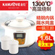 金灶（KAMJOVE）電燉鍋不銹鋼陶瓷隔水燉盅陶瓷全自動預(yù)約 多燉盅1~4人家用 KZ-16A 1.6L 一鍋3膽