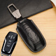適用于福特15 16 17老款金牛座鑰匙套真皮改裝飾進(jìn)口探險者鑰匙包 B款 黑色 四鍵