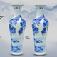 沐欽景德鎮(zhèn)陶瓷手繪青花瓷落地大花瓶插花新中式客廳裝飾擺件大號特大 大師手繪碩果累累青花大花瓶1.8