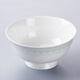 陶?qǐng)@夢(mèng) 釉上彩蕾絲邊 面碗湯碗家用骨瓷餐具 6寸高腳碗【單個(gè)】
