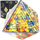 盛星迷宮燃燒吧大腦迷宮玩具走珠3D立體魔幻迷宮球智力球玩具  【八面體】3D魔幻藝術(shù)迷宮008