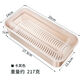 雄沃馳筷子筒筷子籠筷子盒架桶塑料吸管勺子刀叉帶蓋瀝水托餐具收納家用 大筷子收納盒-卡其色-色