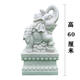 鎏銘石雕大象一對漢白玉小象青石仿古晚霞紅風(fēng)水庭院酒店門口擺件 A款漢白玉高60厘米一對