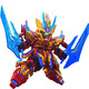萬(wàn)代（BANDAI） SD 高達(dá)三國(guó)創(chuàng)杰傳1 拼裝模型玩具 8cm SD21 張遼沙扎比