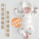 歐仔鴨嬰兒內(nèi)衣套裝男女童秋衣秋褲純棉寶寶高腰護(hù)肚四季a類打底睡衣 星月小熊高腰款 100碼（適合身高90-100CM）