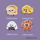 美克杰美味早餐刺繡卡通人布貼補(bǔ)丁貼補(bǔ)洞材料衣服裝飾貼布可手縫自粘貼 PDX536如圖一套四款