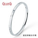 GsunGGsunG鉑金PT950男女款鉑金手鐲情侶手鐲白金貓眼彈簧扣手鐲 按當天金價(jià)計算