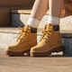 添柏嵐（Timberland）女鞋 春秋戶外復(fù)古休閑鞋厚底運(yùn)動(dòng)鞋防滑防水高幫靴踢不爛大黃靴 A5RJD231/曬圖返10 (建議拍小一碼) 37.5 235mm
