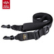 MAXGEAR 1英寸旋轉鉤肩帶 戶(hù)外休閑便攜快速調節單肩帶 尼龍耐磨抗撕裂多功能個(gè)性背包配件 黑色