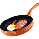九陽(yáng)（Joyoung） 煎鍋少油煙不粘鍋平底鍋家用煎蛋不粘鍋橙色炒菜鍋電磁爐燃氣通 【JLW2601D】灶具通用 26cm
