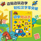 小紅花·霸王龍大衛(wèi)識(shí)字貼紙書(shū)（全6冊(cè)）3-6歲貼紙兒童幼兒園早教啟蒙益智寶寶貼貼紙課外書(shū)自主閱讀假期讀物省錢卡