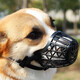 dogstory狗嘴套寵物口罩中大型犬通用防咬保護(hù)套金毛柯基泰迪 黑色 S+（適合10斤狗狗）
