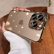 宏朗適用蘋果16promax手機(jī)殼iphone16透明感13pro帶鏡頭膜15promax全包防摔14硅膠plus簡(jiǎn)約薄裸機(jī)手感 【沙漠金】薄透亮|真不發(fā)黃 iPhone 16 pro