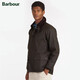 Barbour Classic Bedale男士純棉闊身格紋里油蠟夾克 橄欖色 -xx68 L (42)