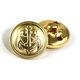 居佳樂(lè )（jujiale）金屬紐扣裝飾銅扣子圓形復古百搭男女西裝西服大衣牛仔褲衣服扣子 金色 21mm（6顆裝）