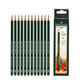 輝柏嘉（Faber-castell）9000素描鉛筆4B專(zhuān)業(yè)繪圖設計繪畫(huà)鉛筆成人美術(shù)學(xué)生初學(xué)者手繪專(zhuān)用12支裝美術(shù)寫(xiě)生