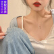 憶瑾項(xiàng)鏈女s925銀項(xiàng)鏈小眾輕奢感鎖骨鏈高級(jí)吊墜送女友生日情人節(jié)禮物 【精美禮盒】亮閃閃項(xiàng)鏈