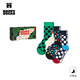 Happy Socks【新品】Happy Socks兒童圣誕襪子秋冬ins潮牌圣誕假日3雙裝禮盒 假日趣味 3雙 均碼 2-3Y