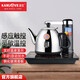 金灶（KAMJOVE）半自動(dòng)上水電熱水壺保溫一體茶臺燒水壺多功能恒溫電茶爐 家用泡茶壺套裝茶具 T-25A 1L