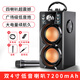 賽達賽達A2戶(hù)外藍牙音箱廣場(chǎng)舞手提音響k歌便攜式重低音炮無(wú)線(xiàn)帶話(huà)筒 升級版7200毫安+1只無(wú)線(xiàn)話(huà)筒+遙控器