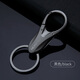 百誠合金創(chuàng  )意鑰匙掛帶快遞小刀多功能鑰匙扣簡(jiǎn)單易用男士禮物 黑色