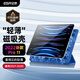 億色適用ipad pro11保護(hù)套2022/21/20蘋(píng)果平板電腦保護(hù)殼11英寸磁吸平板支架輕薄便攜防摔帶搭扣皮套藍(lán)