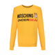 莫斯奇諾（MOSCHINO）女士黃色小熊圖案棉質(zhì)圓領(lǐng)長(cháng)袖衛衣 Z A1709 9026 黃色 S