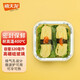 禧天龍保鮮盒食品級分隔玻璃飯盒上班族學(xué)生微波爐餐盒大容量分格便當盒 超值推薦-正方形小號【320ml】
