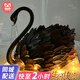 曼恒網(wǎng)紅黑天鵝蛋糕生日蛋糕女神同城配送當(dāng)天配送全國(guó)送女朋友老婆 B款黑天鵝蛋糕 6英寸(適合1-2人)