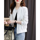 德瑪納【戶(hù)外新風(fēng)尚】春秋通勤棒球領(lǐng)輕盈泡泡肌理感時(shí)髦百搭外套女短款