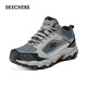 斯凱奇（Skechers）男鞋耐磨戶(hù)外登山鞋徒步鞋中幫軟底緩震休閑運動(dòng)鞋237691C