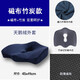 眠說辦公室坐墊學(xué)生記憶棉椅子坐墊 痔瘡坐墊屁股墊尾椎減壓坐墊 透氣孕婦美臀F前列腺汽車座墊 藏青色 磁布竹炭款 舒壓透氣升級(jí)  四季通用 45*41