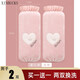 XINBUCKS  長(cháng)款毛絨袖套女秋冬季韓版可愛(ài)男女學(xué)生護袖套防水防污袖筒羽絨服耐臟家務(wù)工作套袖絨布 淺粉色 均碼（長(cháng)度32cm）