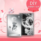 金雅康七夕足銀銀卡定制照片金婚結(jié)婚周年紀(jì)念日禮物送女友老婆戀愛生日 20g銀卡+雙面定制+普通禮盒