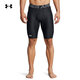 安德瑪（UNDERARMOUR）HeatGear Armour男子訓(xùn)練運(yùn)動緊身中褲1361602 黑色002 L